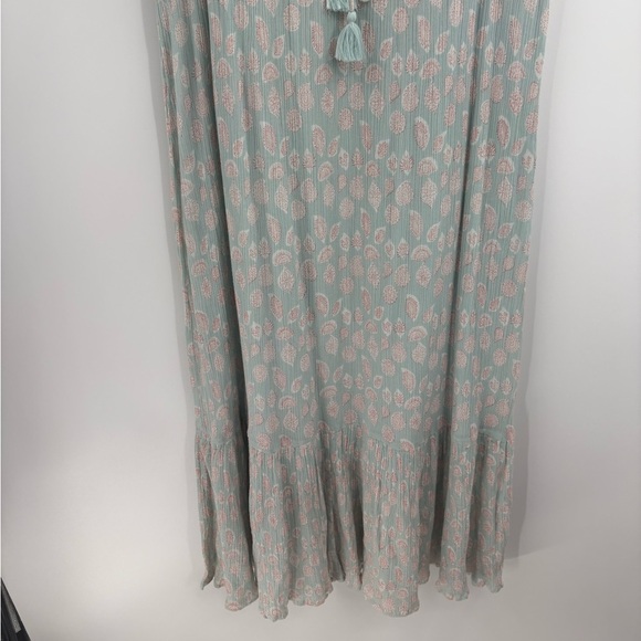 Roller rabbit boho artsy tassel bohemian the corrine maxi dress midi medium NWT - Picture 5 of 15